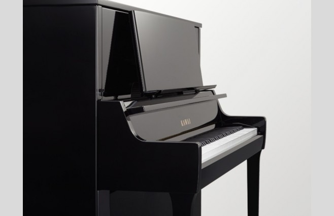 Kawai K-400 Ebony Polished Upright Piano - Image 3